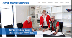 Desktop Screenshot of beecken-heizungsbau.de